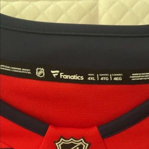 Washington Capitals Jersey. Tom Wilson. #43